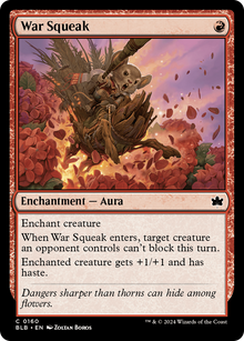 {@C} War Squeak [Bloomburrow][BLB 160]