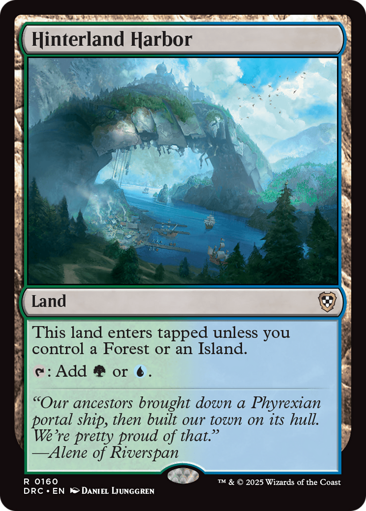 {R} Hinterland Harbor [Aetherdrift Commander][DRC 160]