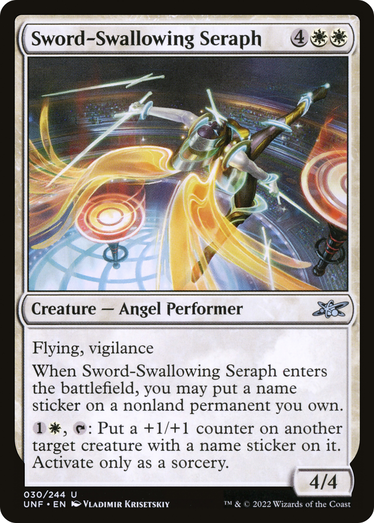 {C} Sword-Swallowing Seraph [Unfinity][UNF 030]