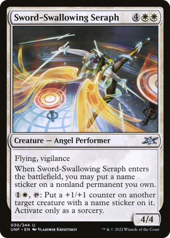 {C} Sword-Swallowing Seraph [Unfinity][UNF 030]