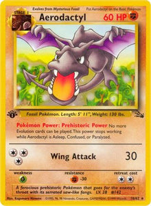 [PKM] Aerodactyl (16/62) [Fossil 1st Edition]