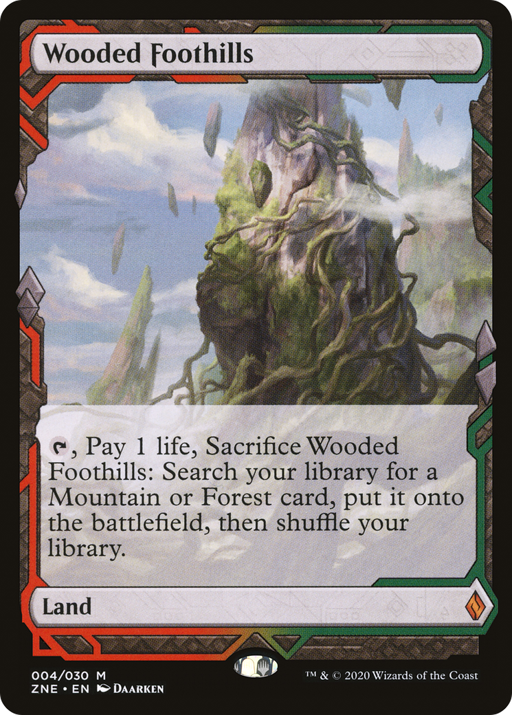 {R} Wooded Foothills (Expeditions) [Zendikar Rising Expeditions][ZNE 004] - Misty Mountain Games
