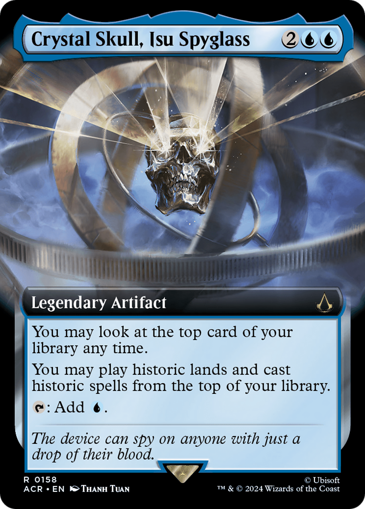 {R} Crystal Skull, Isu Spyglass (Extended Art) [Assassin's Creed][ACR 158]