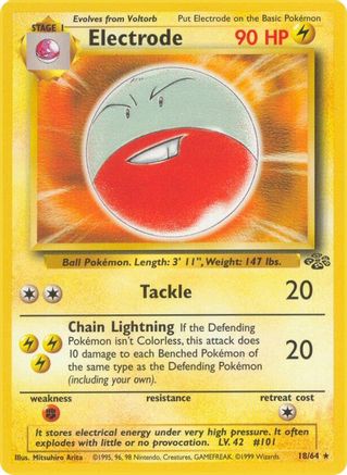 [PKM] Electrode (18/64) [Jungle 1st Edition]