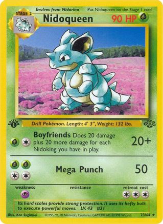 [PKM] Nidoqueen (23/64) [Jungle 1st Edition]