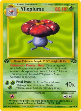 [PKM] Vileplume (31/64) [Jungle 1st Edition]
