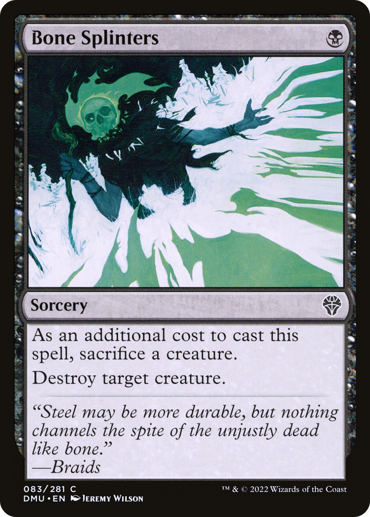 {C} Bone Splinters [Dominaria United][DMU 083]
