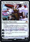 {R} The Wandering Emperor [Kamigawa: Neon Dynasty Prerelease Promos][PR NEO 042]