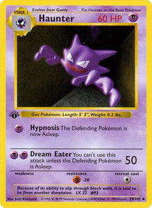 [PKM] Haunter (29/102) [Base Set Shadowless Unlimited]