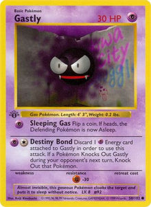 [PKM] Gastly (50/102) (Shadowless) [Base Set 1st Edition]