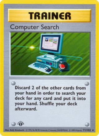 [PKM] Computer Search (71/102) [Base Set Shadowless Unlimited]