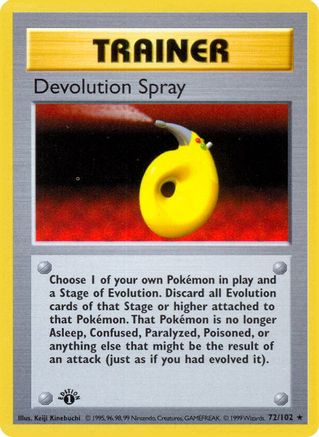 [TR] Devolution Spray (72/102) [Base Set Shadowless Unlimited]