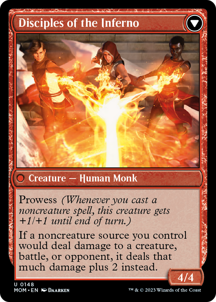 {C} Invasion of Regatha // Disciples of the Inferno [March of the Machine][MOM 148]