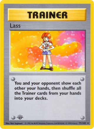 [PKM] Lass (75/102) [Base Set Shadowless Unlimited]