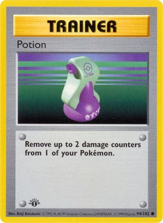 [PKM] Potion (94/102) (Shadowless) [Base Set 1st Edition]