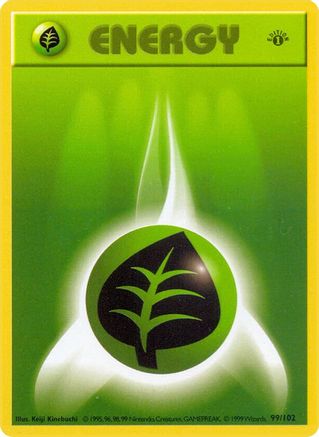[BE] Grass Energy (99/102) [Base Set Shadowless Unlimited]