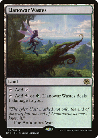 {R} Llanowar Wastes [The Brothers' War][BRO 264]