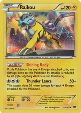 [PKM-R] Raikou (55/162) [XY: BREAKthrough]
