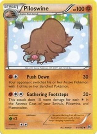 [PKM] Piloswine (81/162) [XY: BREAKthrough]