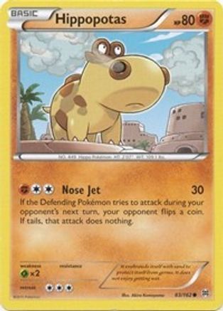 [PKM] Hippopotas (83/162) [XY: BREAKthrough]