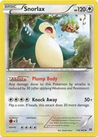 [PKM] Snorlax (118/162) [XY: BREAKthrough]