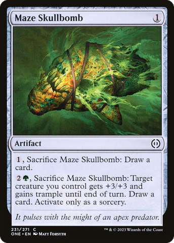 {C} Maze Skullbomb [Phyrexia: All Will Be One][ONE 231]