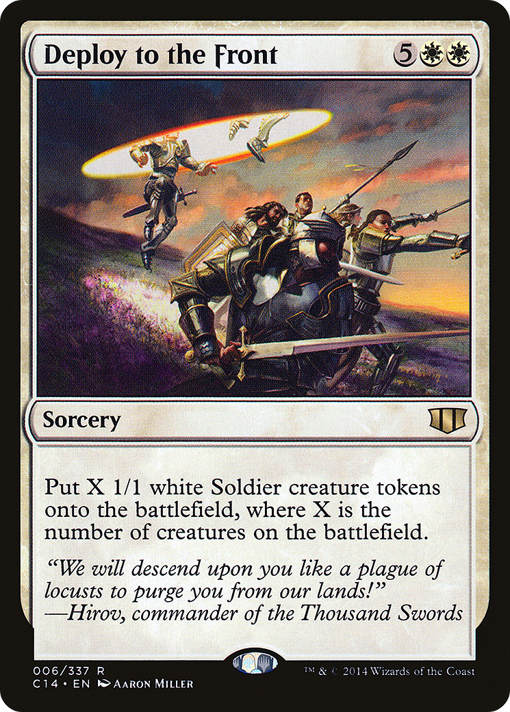{R} Deploy to the Front [Commander 2014][C14 006] - Misty Mountain Games