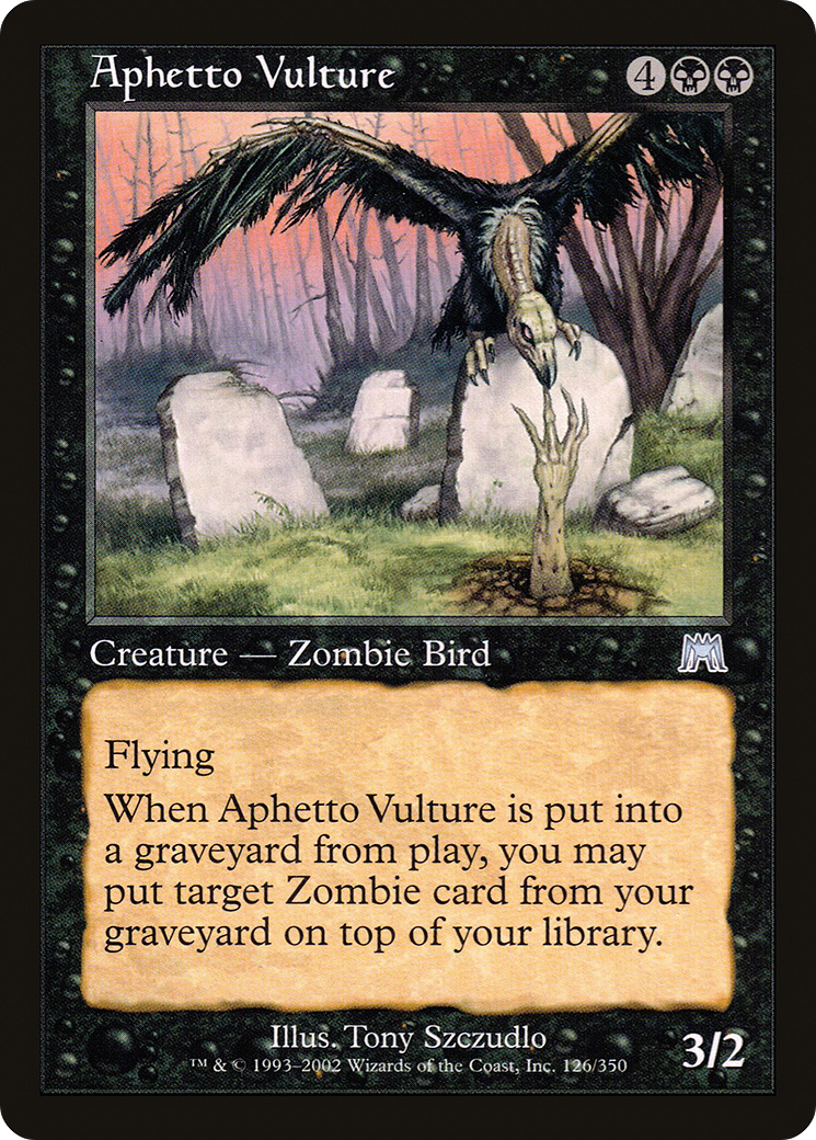 {C} Aphetto Vulture [Onslaught][ONS 126]