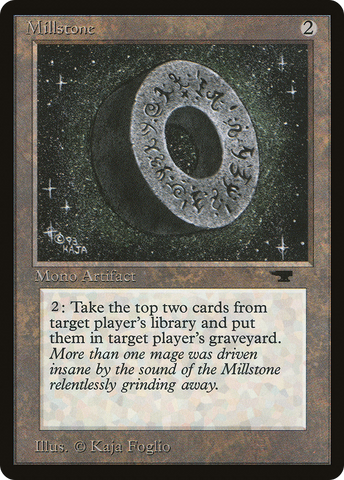{C} Millstone [Antiquities][ATQ 056]