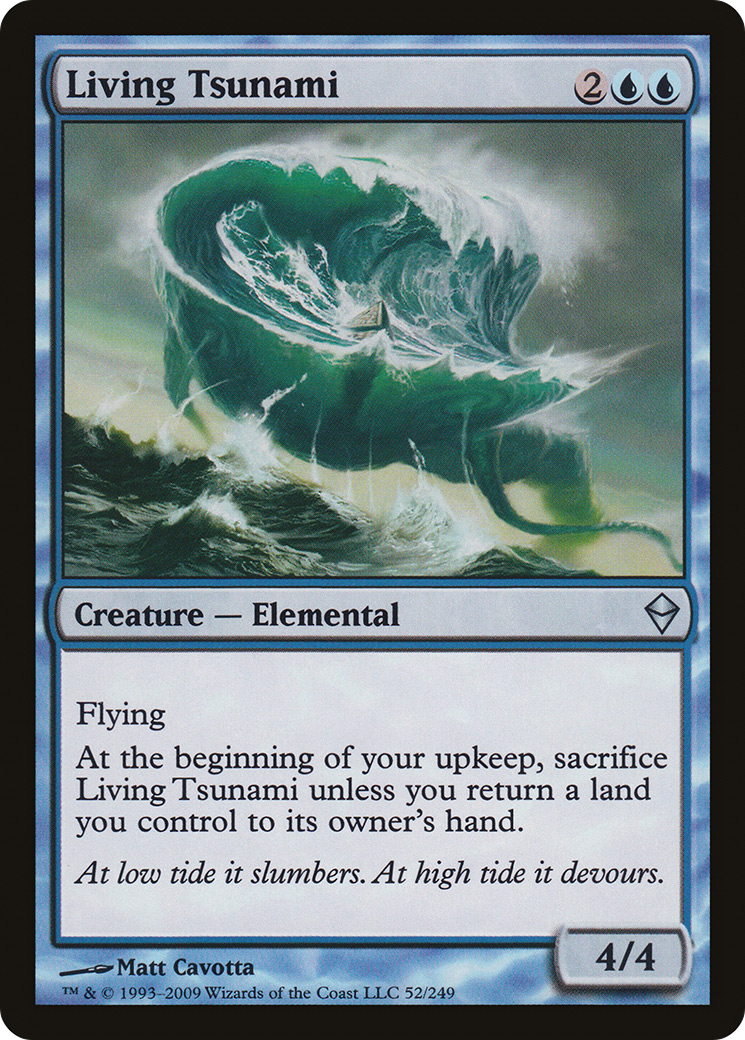 {C} Living Tsunami [Zendikar][ZEN 052]
