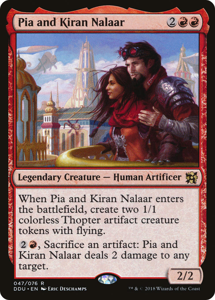 {R} Pia and Kiran Nalaar [Duel Decks: Elves vs. Inventors][DDU 047]