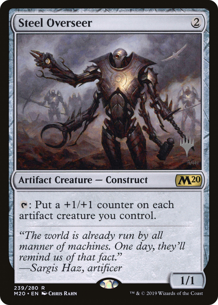 {R} Steel Overseer (Promo Pack) [Core Set 2020 Promos][PP M20 239] - Misty Mountain Games