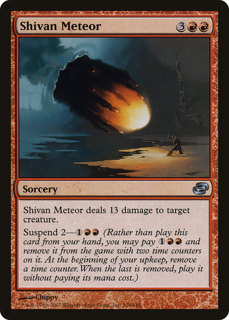 {C} Shivan Meteor [Planar Chaos][PLC 106]