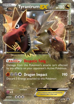 [PKM] Tyrantrum EX (XY70) [XY: Black Star Promos]