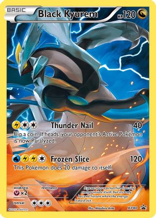 [PKM] Black Kyurem (XY80) (Full Art Promo) [XY: Black Star Promos]