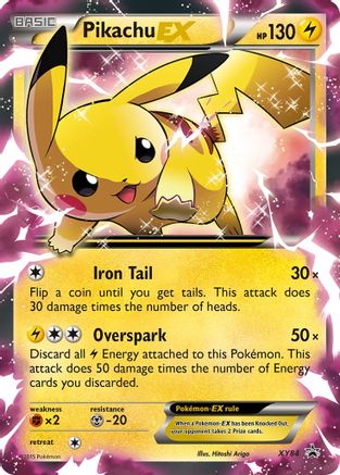 [PKM-R] Pikachu EX (XY84) [XY: Black Star Promos]