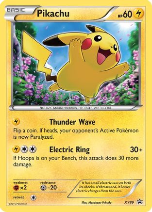 [PKM-R] Pikachu (XY89) (Collector Chest) [XY: Black Star Promos]
