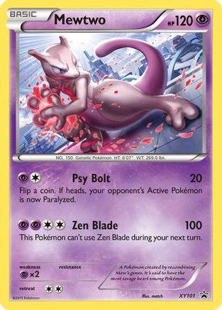 [PKM-R] Mewtwo (XY101) [XY: Black Star Promos]