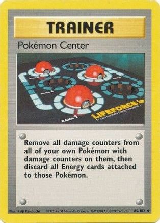 [PKM] Pokemon Center (85/102) [Base Set Unlimited]