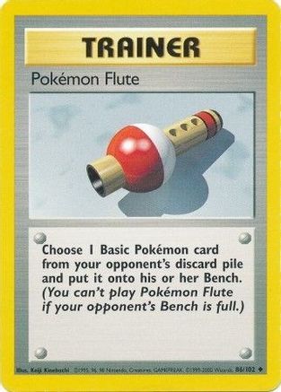 [TR] Pokemon Flute (86/102) [Base Set Unlimited]