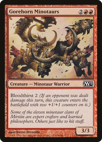 {C} Gorehorn Minotaurs [Magic 2012][M12 144]