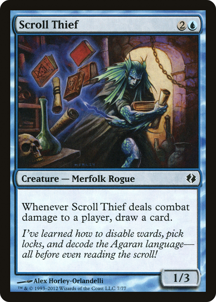 {C} Scroll Thief [Duel Decks: Venser vs. Koth][DDI 007] - Misty Mountain Games
