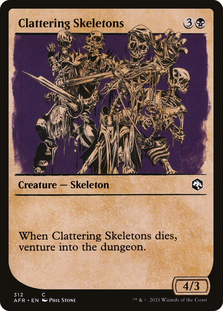 {C} Clattering Skeletons (Showcase) [Dungeons & Dragons: Adventures in the Forgotten Realms][AFR 312]