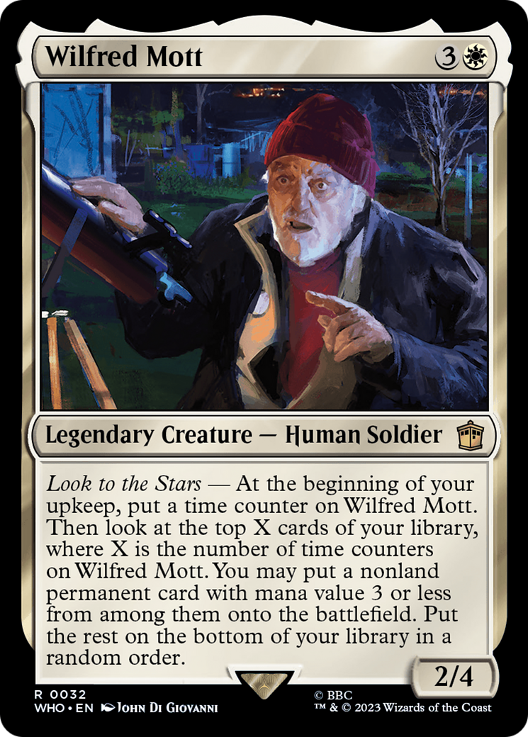 {R} Wilfred Mott [Doctor Who][WHO 032]