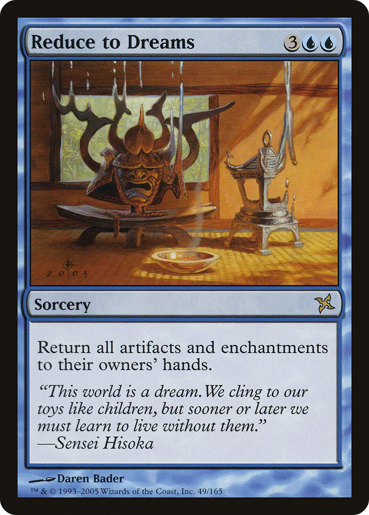 {R} Reduce to Dreams [Betrayers of Kamigawa][BOK 049] - Misty Mountain Games