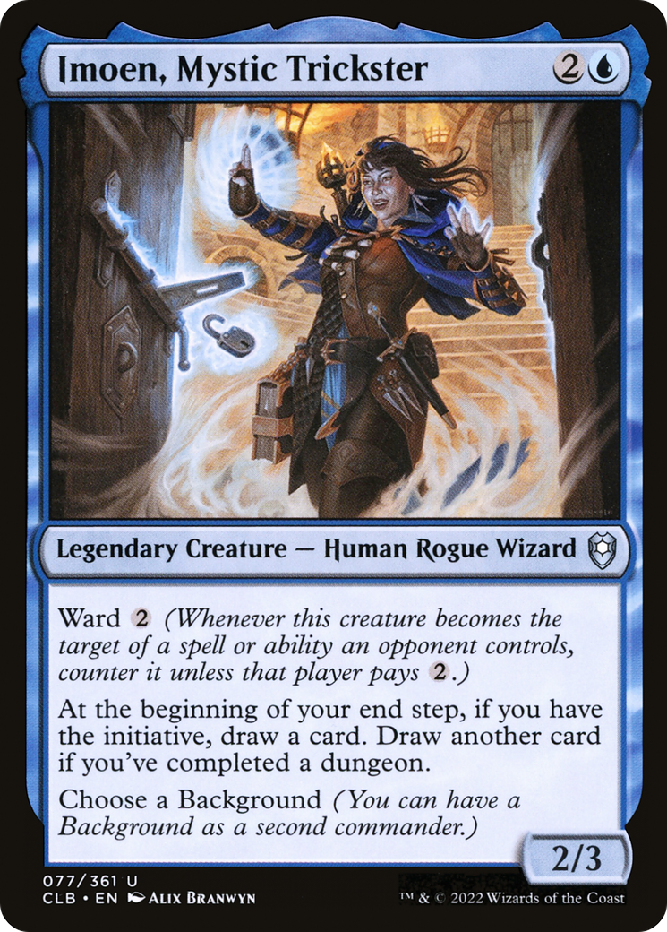 {C} Imoen, Mystic Trickster [Commander Legends: Battle for Baldur's Gate][CLB 077]