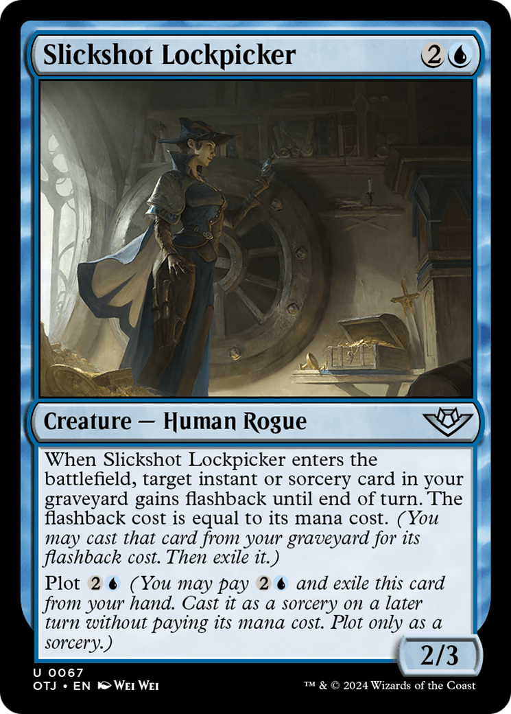 {@C} Slickshot Lockpicker [Outlaws of Thunder Junction][OTJ 067]