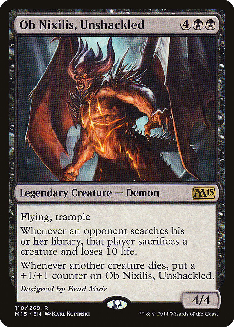 {R} Ob Nixilis, Unshackled [Magic 2015][M15 110] - Misty Mountain Games