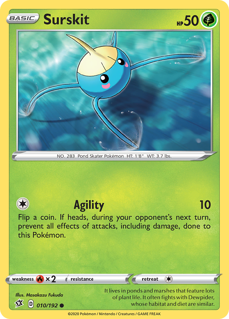 [PKM] Surskit (010/192) [Sword & Shield: Rebel Clash]