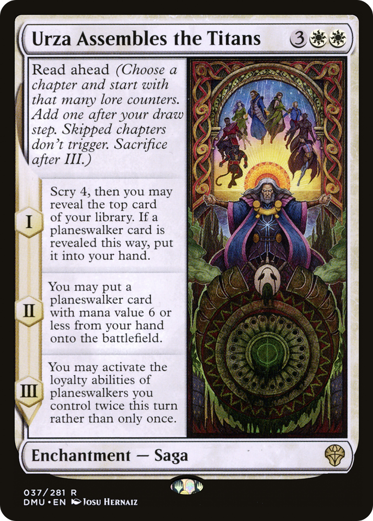 {R} Urza Assembles the Titans [Dominaria United][DMU 037]